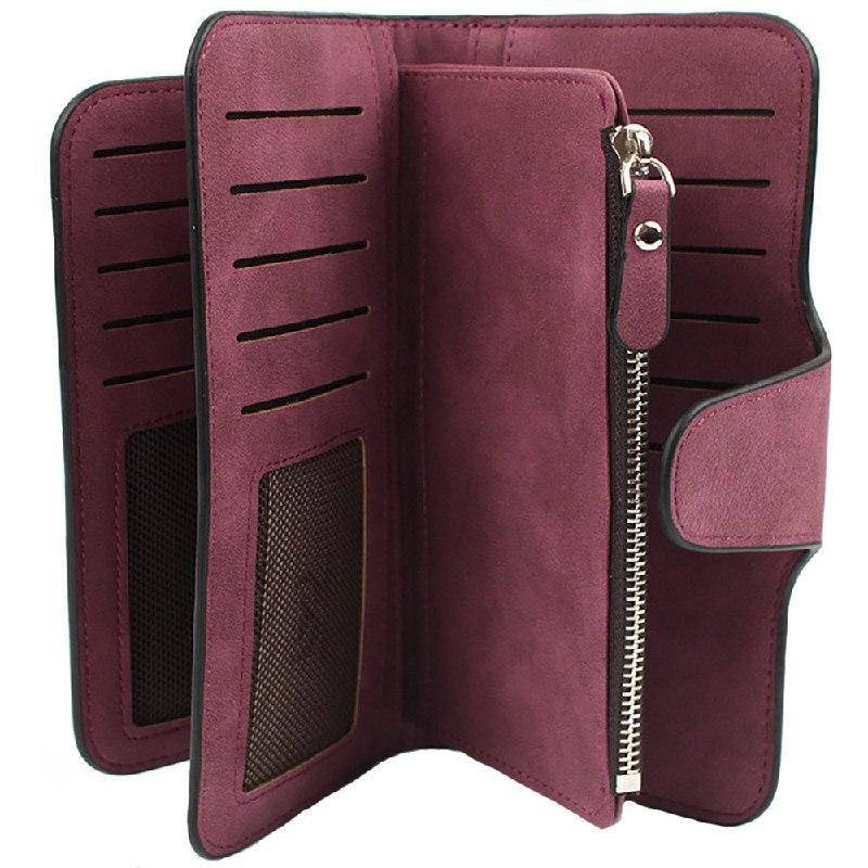 

Женский кошелек клатч портмоне Wallerry Forever! TOP, Бордовый