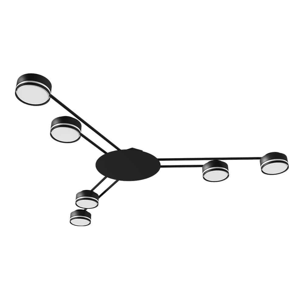 Накладний світильник Ardero ML482-6 під лампу чорний, фото 1