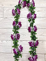 Штучні ліани з трояндами . Ланцюги з трояндами ( 180 см ), фото 5