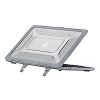 Накладка TPU+PC Hex Shield для MacBook Air 13" 2025/2024/2022 (M4 A3240/M2 A2681/M3 A3113)