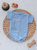 Дитячій боді для новонароджених малюків з коротким рукавом