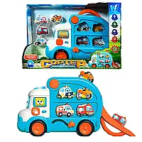 Игрушка музыкальный сортер Путешественник с машинками Wtoys 66648