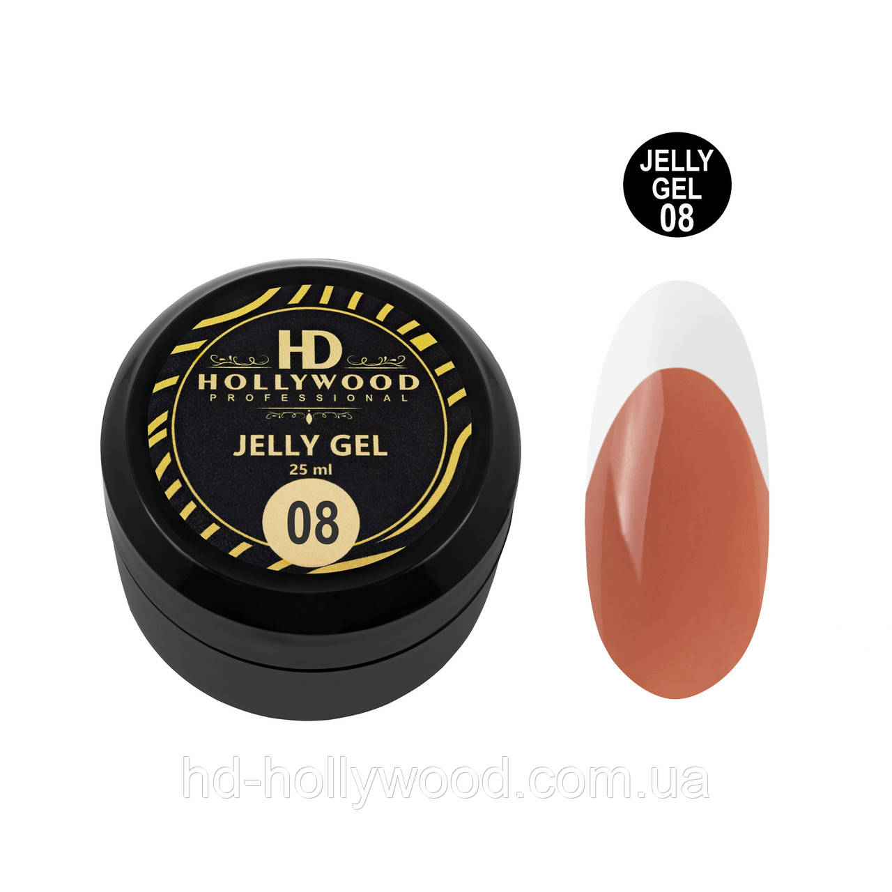 Гель желе Jelly Gel 08 HD Hollywood 25мл, фото 1