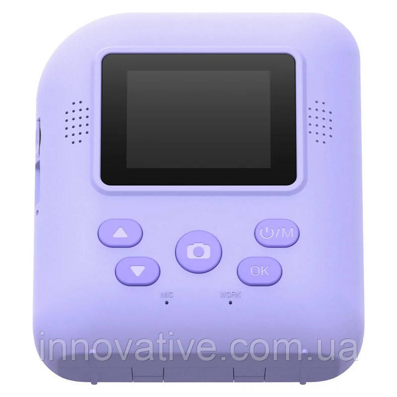 Дитяча камера миттєвого друку Instant Print Camera P89 (Фіолетовий), фото 1