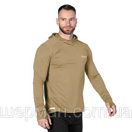 Лонгслів Chiton Hood 2.0 CoolPass ThermoGrid Tan (9537), S, фото 1