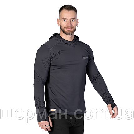 Лонгслів Chiton Hood 2.0 CoolPass ThermoGrid Сірий (9538), S, фото 1