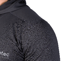 Лонгслів Chiton Hood 2.0 CoolPass ThermoGrid Сірий (9538), S, фото 2