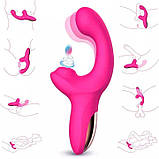 Вібратор — вуманайзер 2 в 1 для клітора та точки G, LIVMAN - Фіолетовий, фото 3