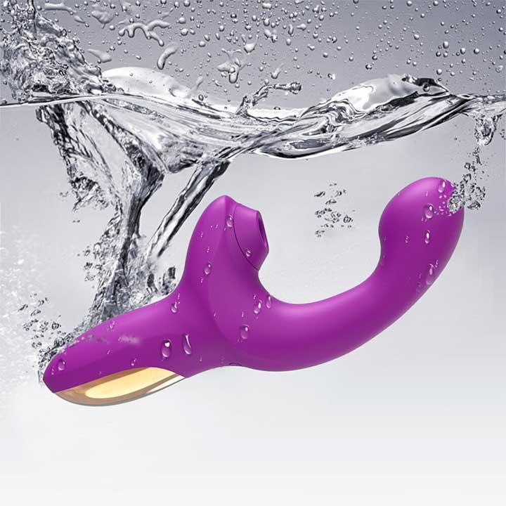 Вібратор — вуманайзер 2 в 1 для клітора та точки G, LIVMAN - Фіолетовий, фото 1