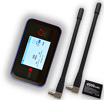 4G LTE WiFi роутер Olax MT60 Cat.7 до 300 Мб/сек з акумулятором 4000 mAh + 2 антени Київстар, Vodafone, Lifecell MiMo