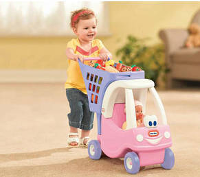 Каталка візок для іграшок рожева Little Tikes 620195, фото 2