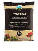 Грунт універсальний 3л Файна земля уп12шт