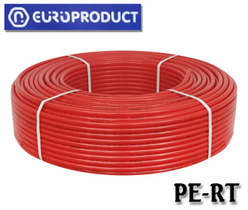 Труба для теплої підлоги EP PE-RT 16х2 (бухта 400м) з кисневим бар'єром, фото 1