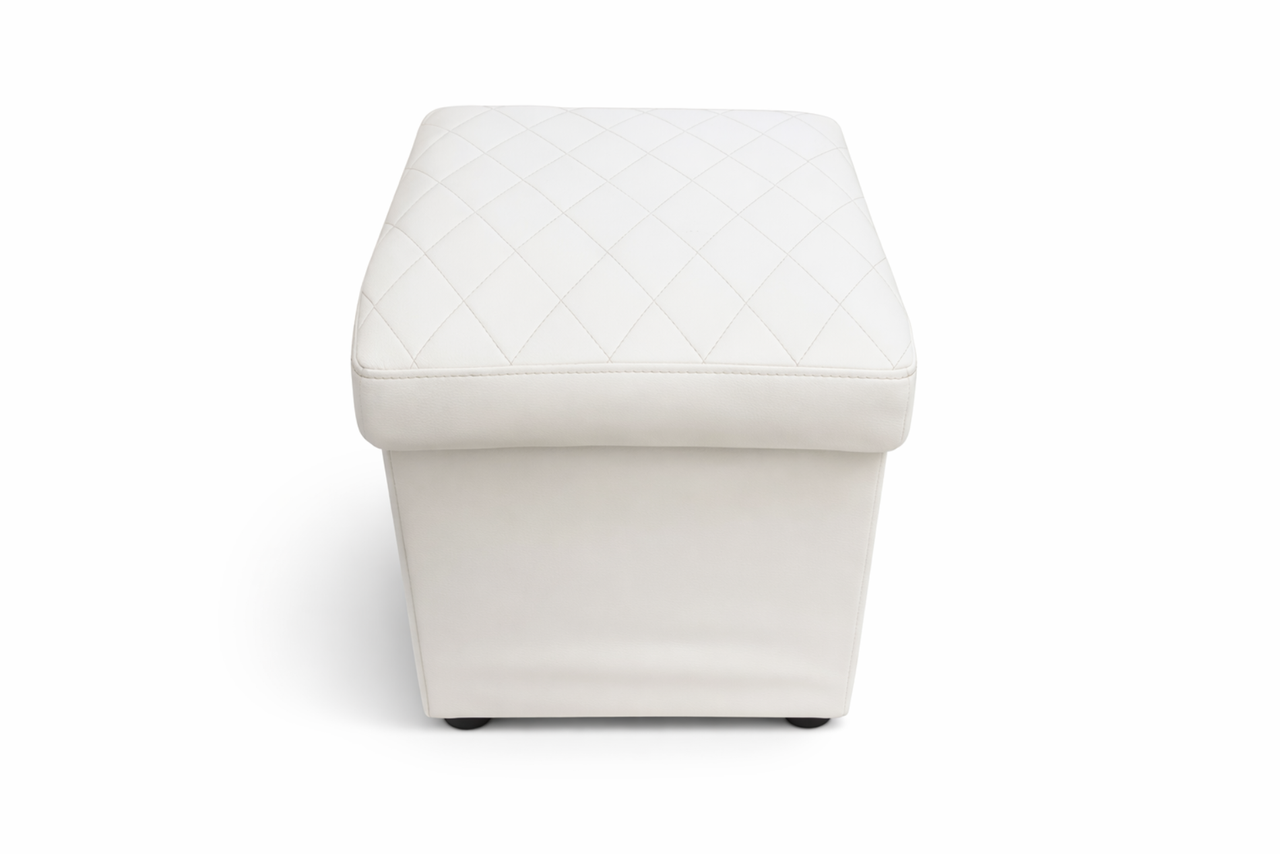 Пуфик квадрат відкривається (бежевий)-40×40×40см.