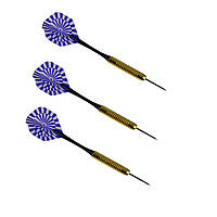 Дротики для гри в дартс краплеподібні 3шт BL-3018B (метал,вага 16гр)