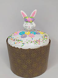 Прикраси на паску "Зайчик з віночком"