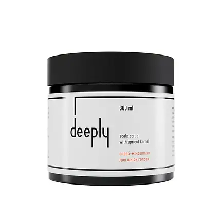 Скраб для шкіри голови Deeply Scalp scrub with apricot kernel 300мл, фото 1