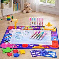 Водяний килимок для малювання BY2021-81 100×71 см — малювання водою, 6 маркерів, трафарети, фото 5