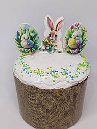 Прикраси на паску "Зайчик з посипкою"