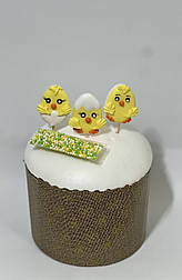 Прикраси на паску "Курчата з посипкою"