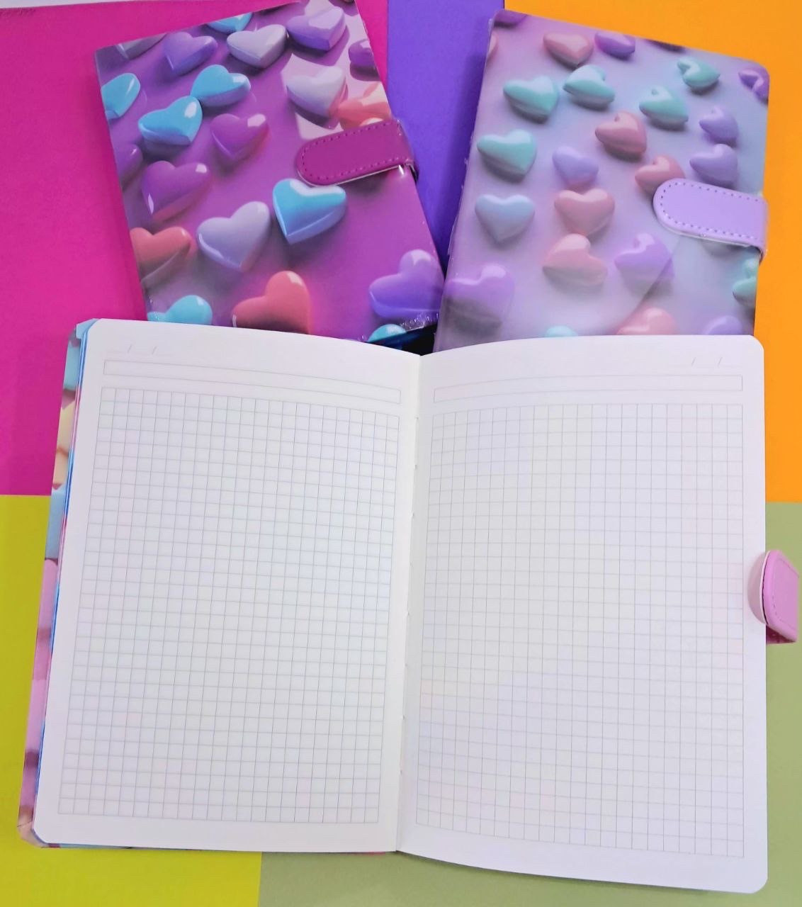 Блокнот на магніті А5 Серця 112 аркушів, фото 1