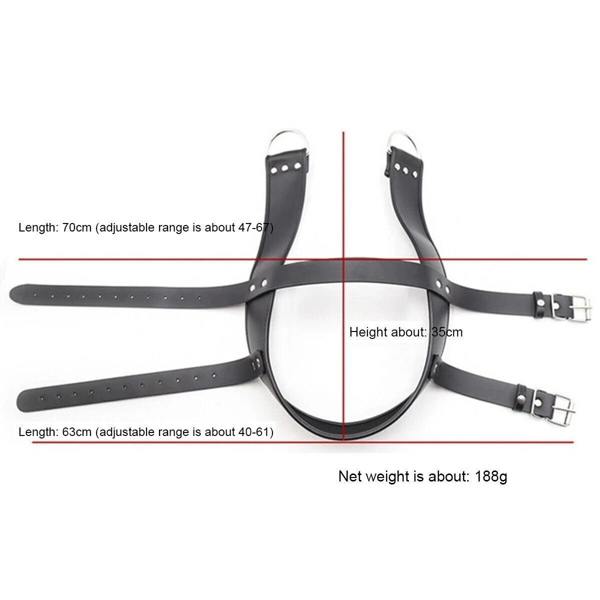 Габарити збруї Збруя на голову з розмірами