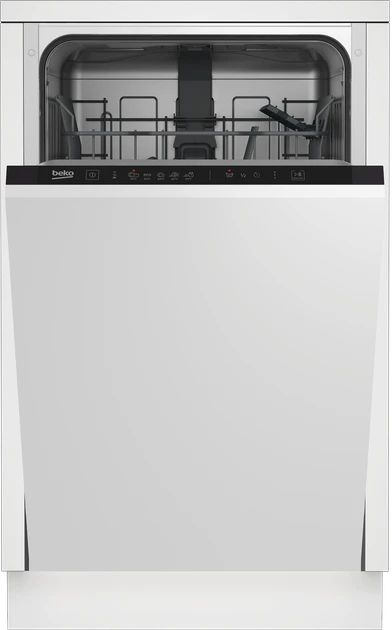 Посудомийна машина вбудована Beko DIS35021 вузька 45 см, 10 комплектів, фото 1