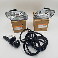 Комплект протитуманних фар Лачетті хетчбек з проводами та перемикачем EuroEx Угорщина