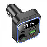 Fm Transmitter MP3 | Car Charger | 3.0A | PD20W | 2U — Hoco E85, фото 3