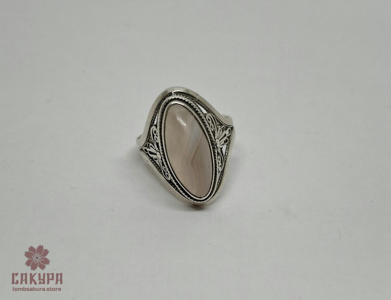 Срібна Каблучка зі вставкою цирконій, фото 1