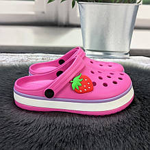 Кроки дитячі для дівчинки Luck Line малинові 5108_2