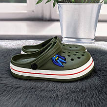 Кроки дитячі для хлопчика Luck Line кольору хакі 5108_2