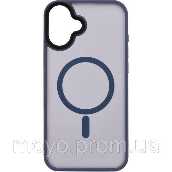 Чохол 2Е Basic для iPhone 16 Plus, Soft Touch MagSafe Cover Light Blue, фото 1
