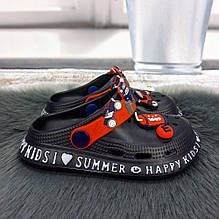 Крокси сабо дитячі для хлопчика темно-сині пінка Gipanis 1715_3