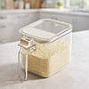 Контейнер для сипучих продуктів 720мл, 15,9х10х9см / Органайзер для круп / Ємність для сипучих, фото 4