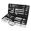 Набір для грилю в металевому кейсі, 43х21х8см, Tools Set AL-10 / Набір для мангалу / Набір для барбекю, фото 3