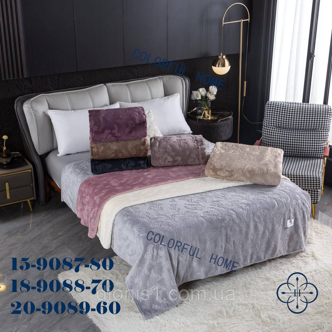 Плед велюровий Вензель 200*220, фото 1