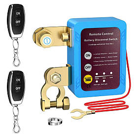 Дистанційний вимикач маси акумулятора. 12V/24V max 240A. 2 пульти. захист від розряду