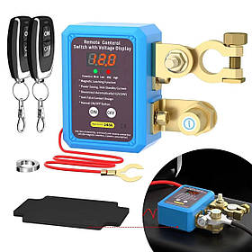 Дистанційний вимикач маси акумулятора. 12V/24V max 240A. 2 пульти. захист від розряду