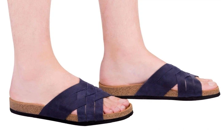 Анатомічні шльопанці FA-309 сині, фото 1