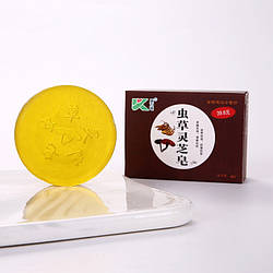 Мило «Кордицепс і Лінчжі» 65 г. для живлення пом'якшення й розгладження шкіри