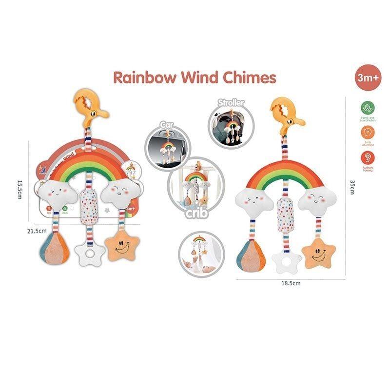 Брязкальце підвіска з прорізувачем HL 33-20 Веселка, фото 1