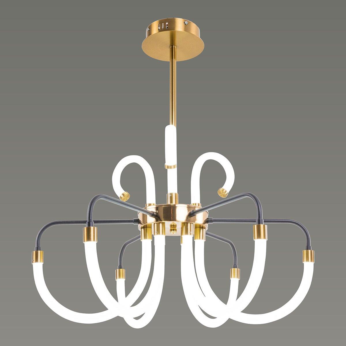 Світлодіодна акрилова люстра Sirius N 3909-6 87W, фото 1