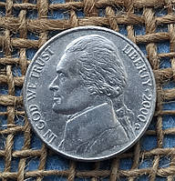 5 центiв 2000 року. "D". США