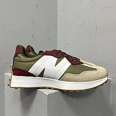 NB 327 ‘Khaki Beige Bordo’