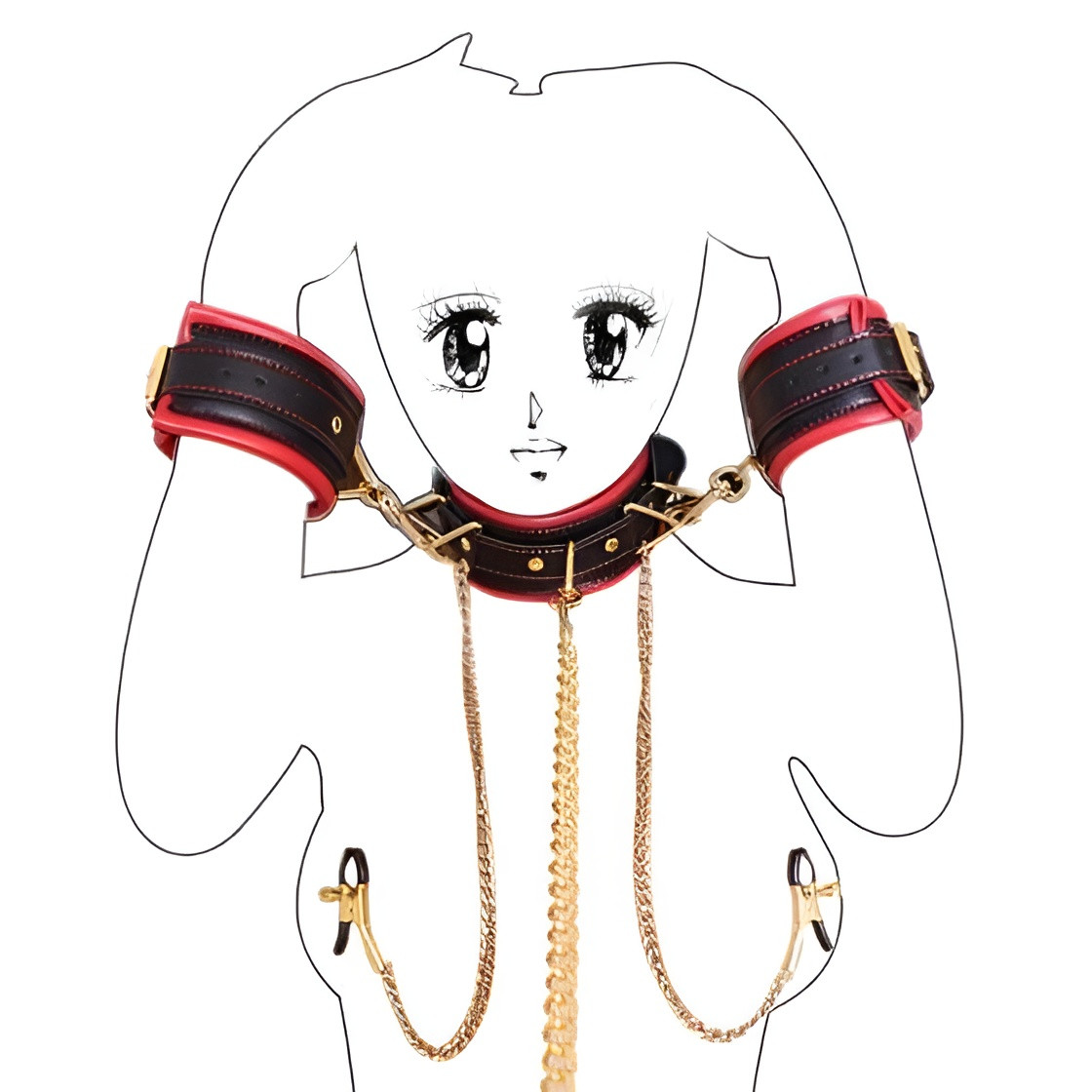 Демонстрація БДСМ-набору в дії