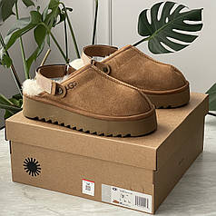 UGG Lanah Clog Chestnut Platform 36