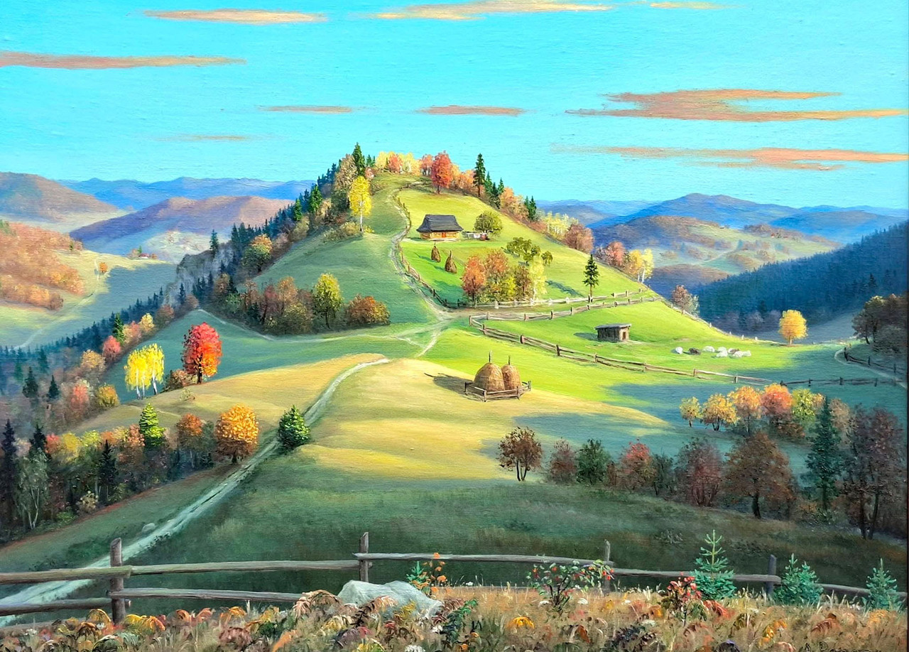 Поштівка "Барвистими стежками осені", фото 1