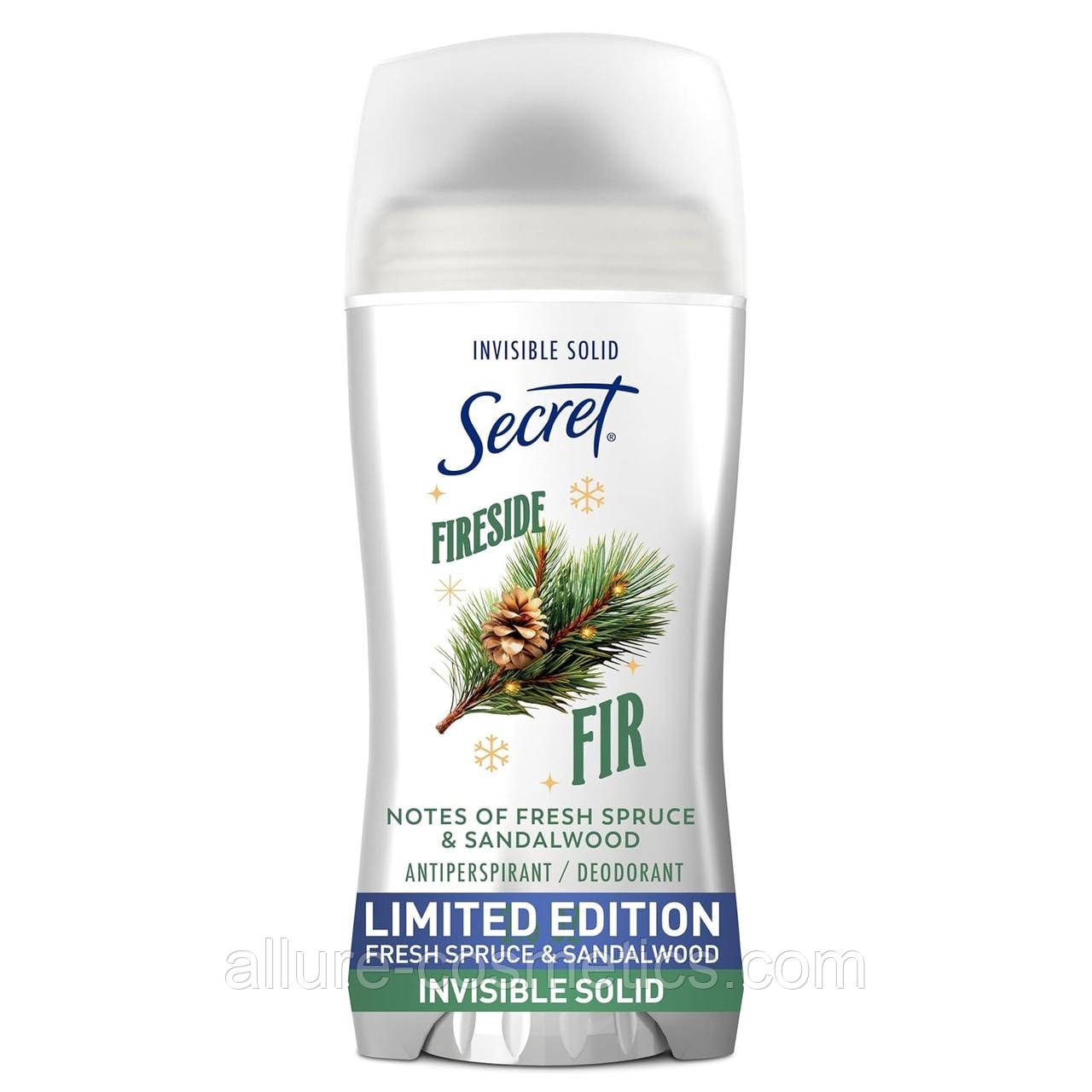 Твердий дезодорант антіперспірант Secret Deodorant Antiperspirant FIRESIDE FIRE 73g, фото 1