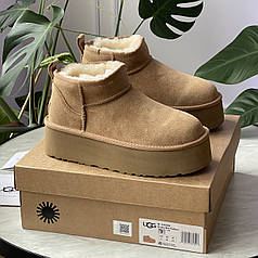 UGG Ultra Mini Platform Chestnut 38
